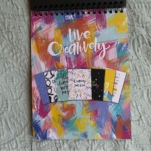 Creative book with inspiring messages